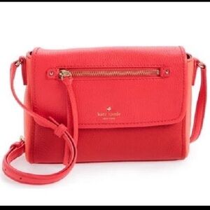 Kate Spade New York Mini Color Block Red &Pink Cobble Hill Toddy Crossbody